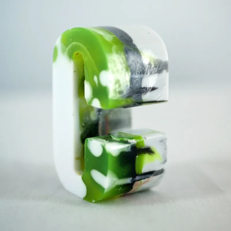 3D Fiberglass Resin Letters C-1